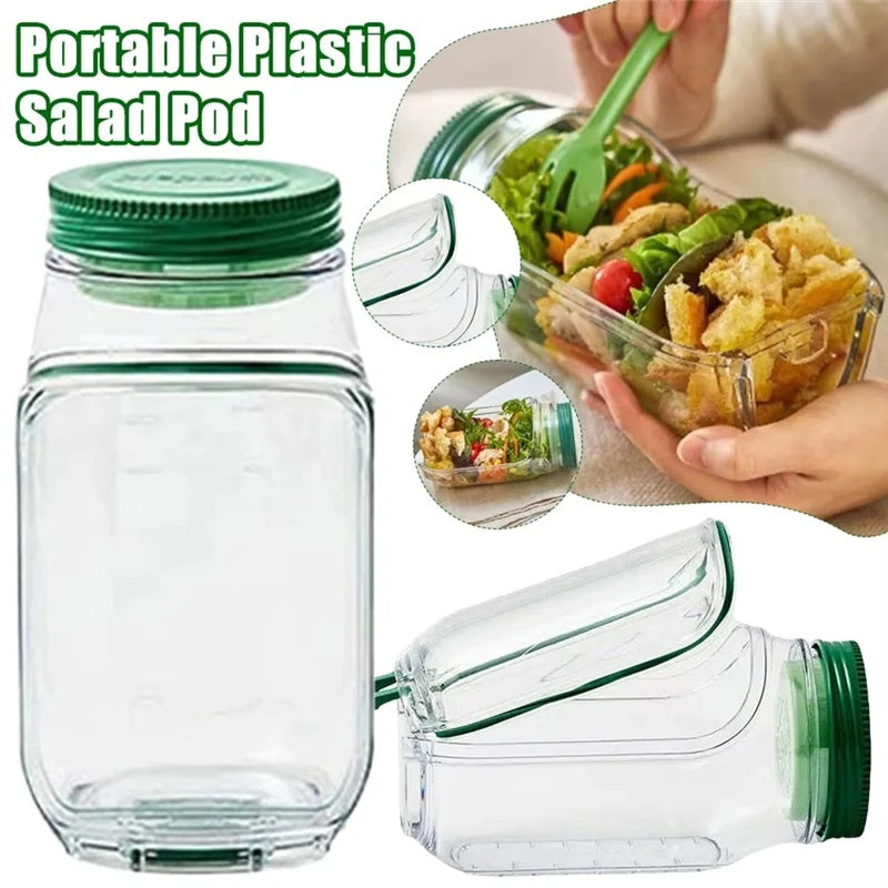 Portable Plastic Salad Pod Kitchen Gadgets