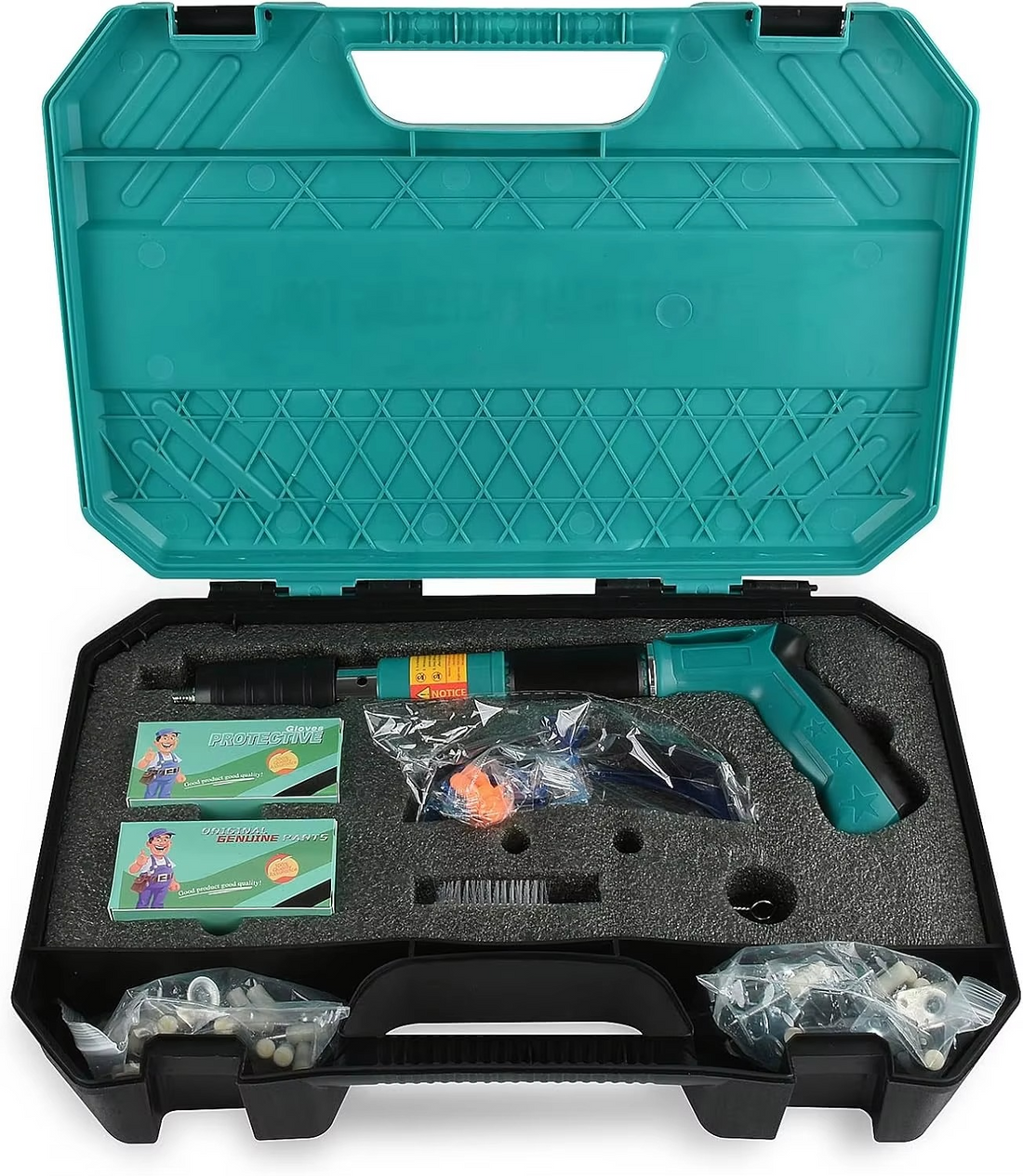 Manual steel nail gun riveting tool, wall fastener, metal processing pulling nail gun